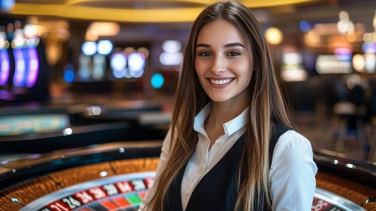 Aplikasi mahjong77 menampilkan kategori taruhan olahraga, kasino langsung, dan permainan slot di layar beranda