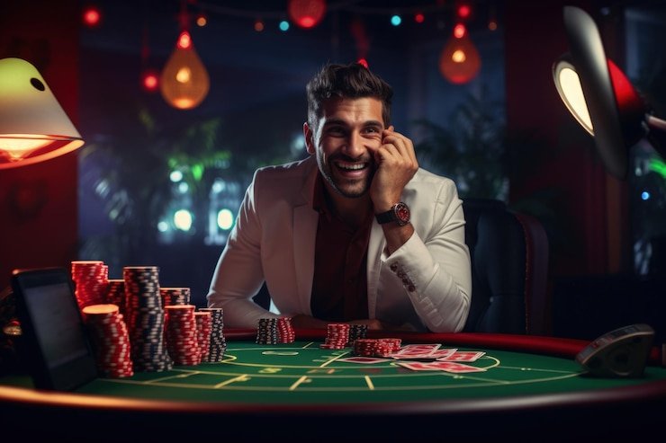 Meja blackjack NetEnt dengan dealer langsung dan opsi taruhan yang jelas di platform mahjong77